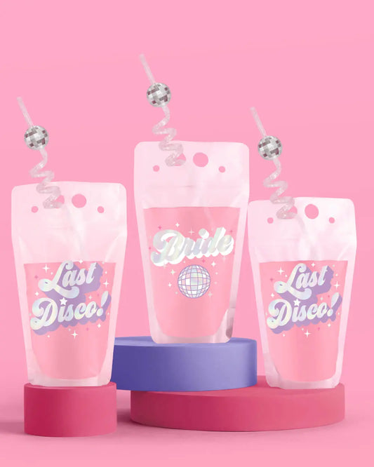 Last Disco Sippers - 15 drink pouches xo, Fetti