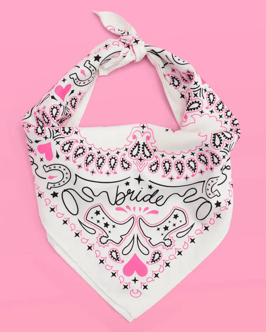 Last Rodeo Bandana - bride rodeo bandana xo, Fetti
