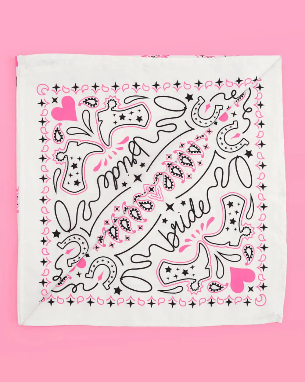Last Rodeo Bandana - bride rodeo bandana xo, Fetti