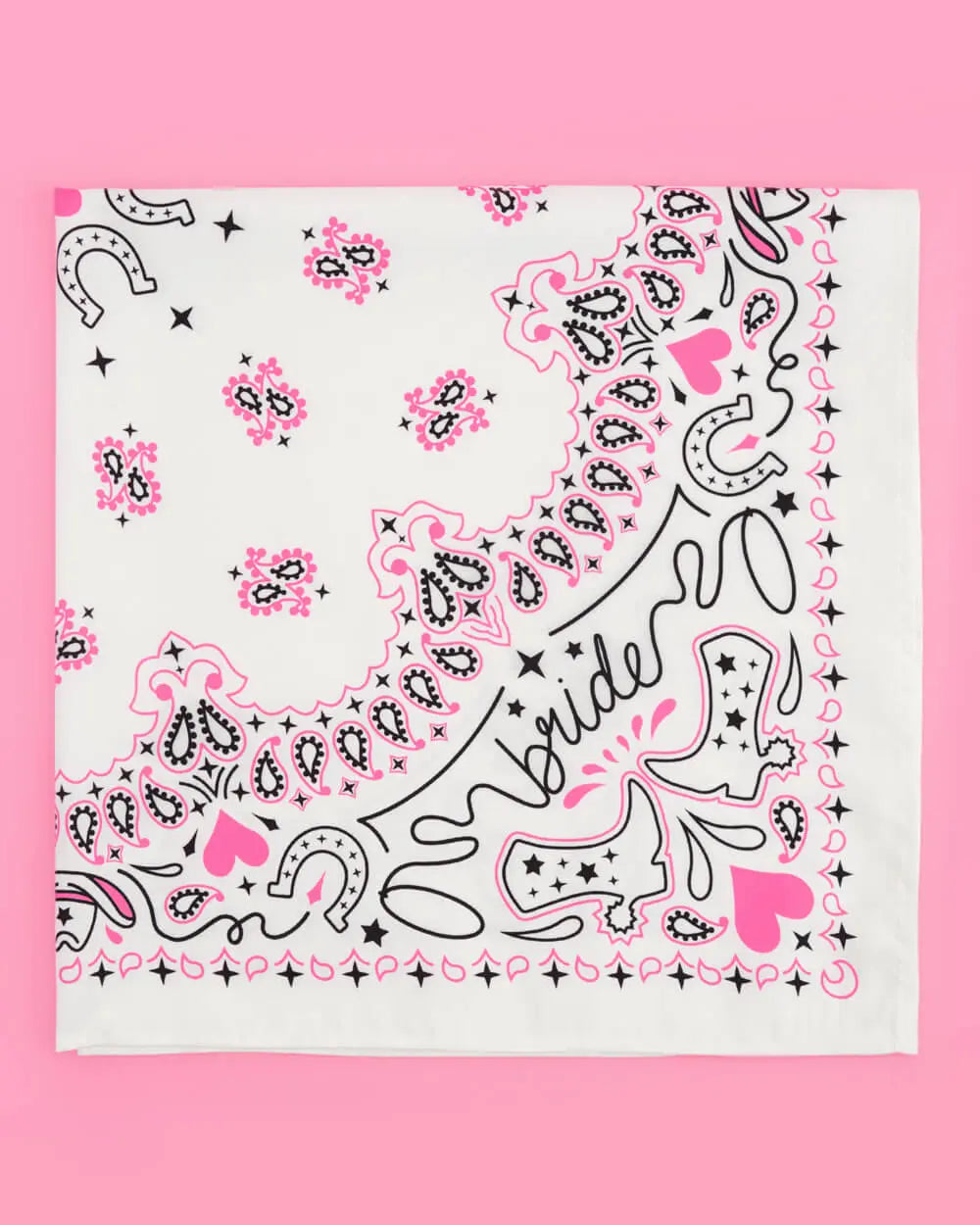 Last Rodeo Bandana - bride rodeo bandana xo, Fetti