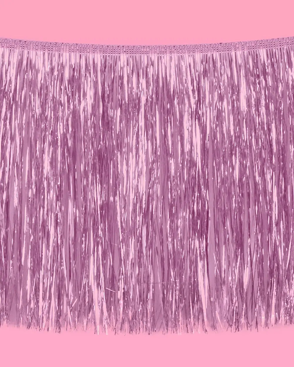 Lavender Haze Fringe - light purple foil banner xo, Fetti