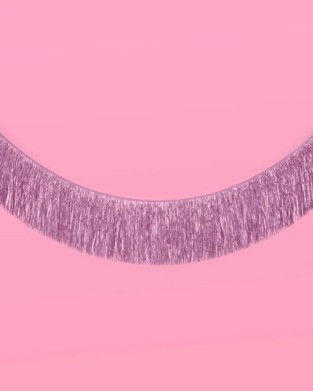 Lavender Haze Fringe - light purple foil banner xo, Fetti
