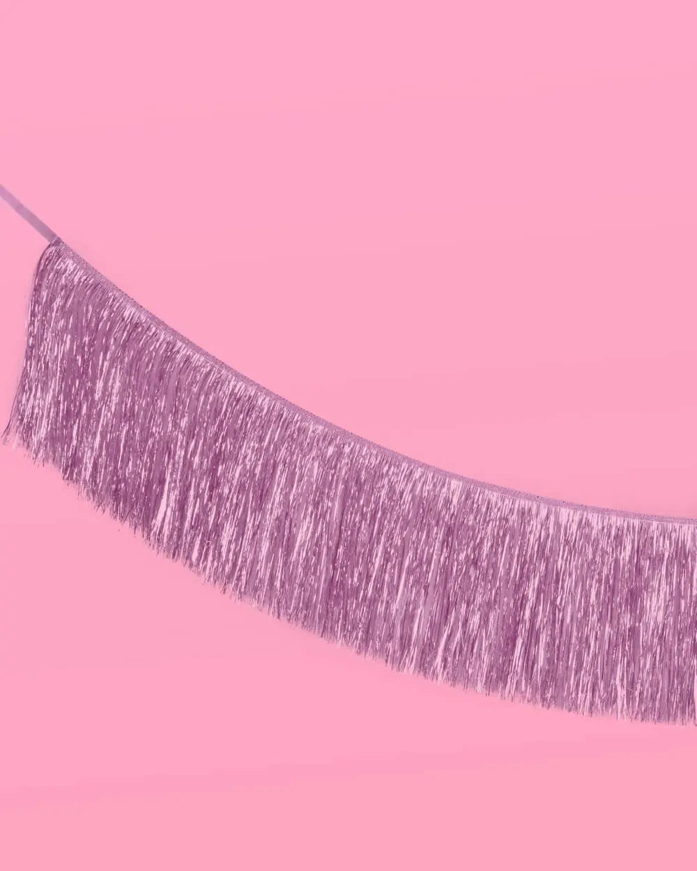 Lavender Haze Fringe - light purple foil banner xo, Fetti
