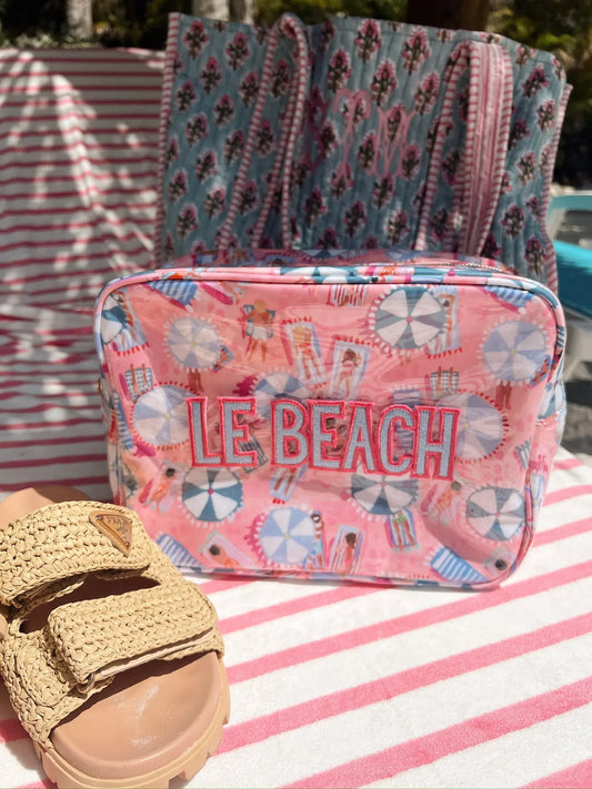 Le Beach - Pink Beach Clear Coat XL Bag KenzKustomz