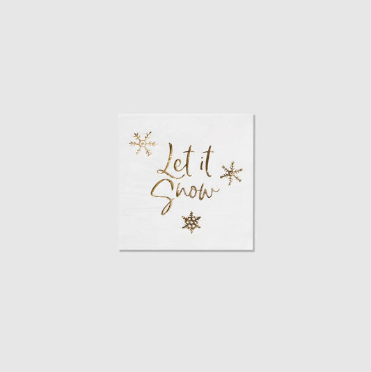 Let It Snow Cocktail Napkins (25 per pack) Coterie