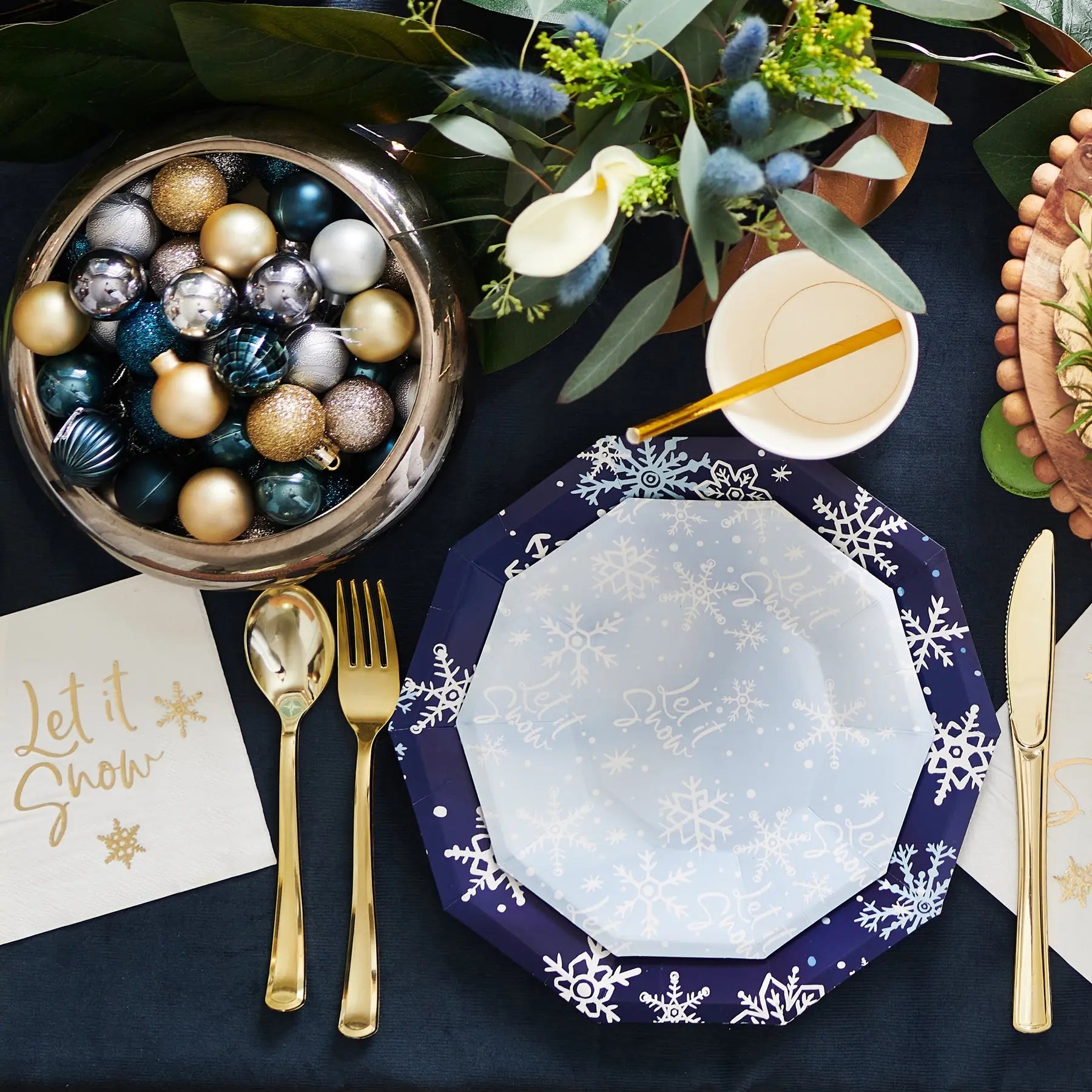 Let It Snow Small Plates (10 per pack) Coterie