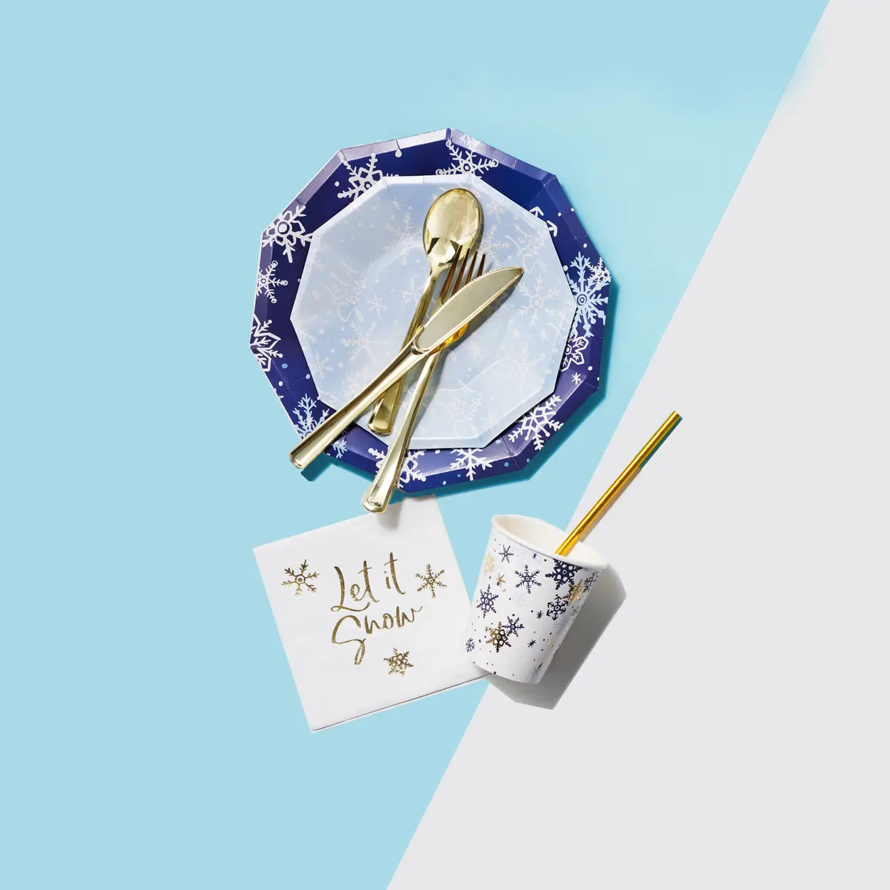 Let It Snow Small Plates (10 per pack) Coterie