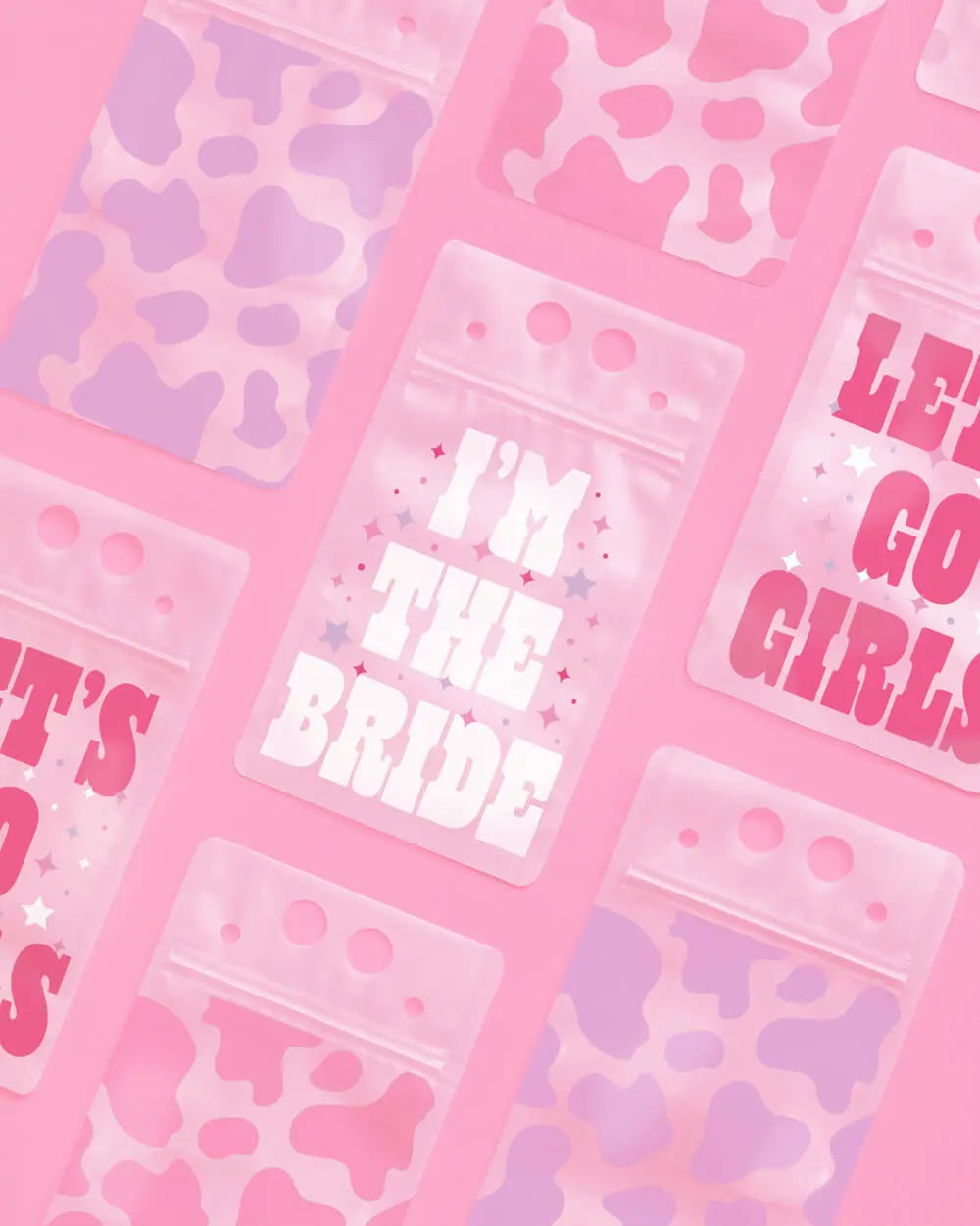 Let's Go Girls Sippers - 16 drink pouches xo, Fetti