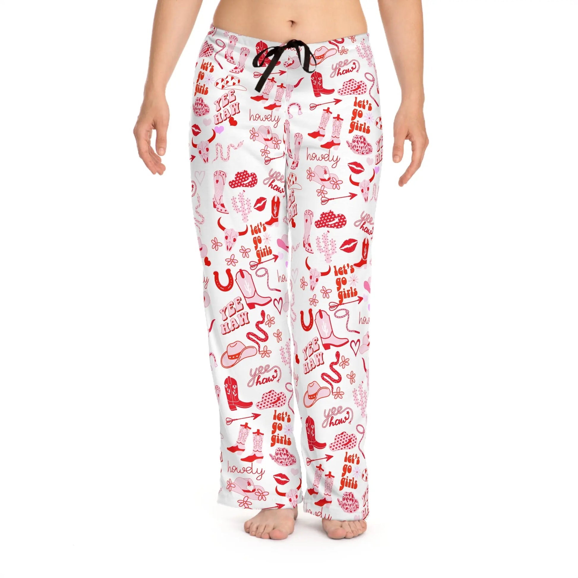 Let’s Go Girls! Women's Pajama Pants Printify