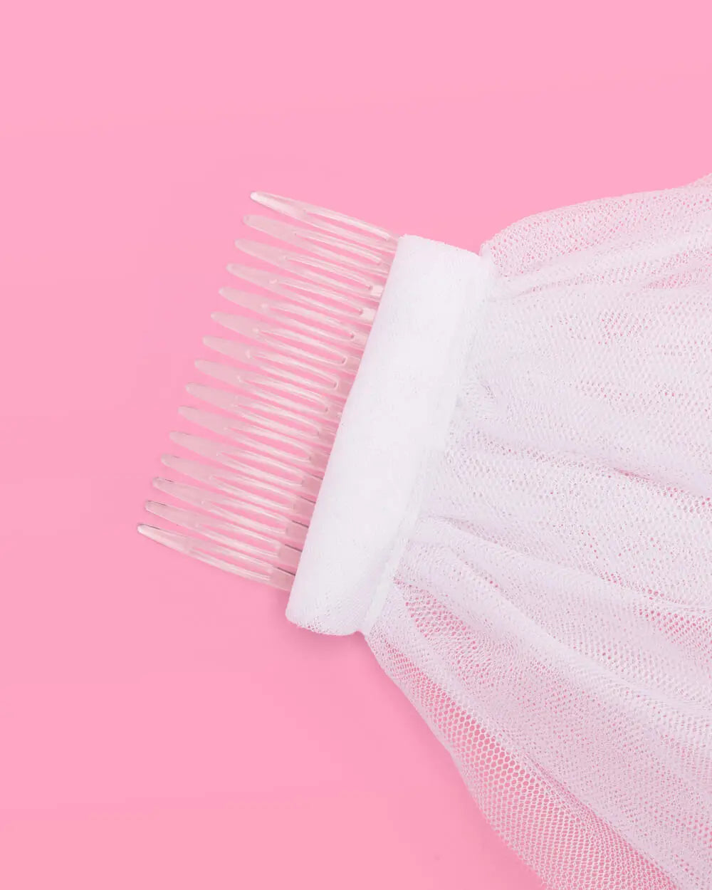 Let's Go Party Veil - pink ombre veil xo, Fetti