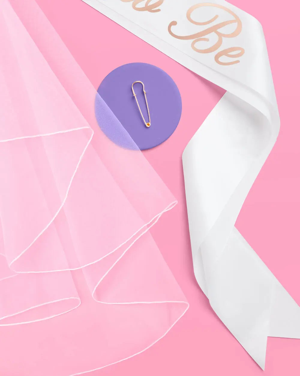 Love in Luxe Kit - bride to be sash + veil xo, Fetti