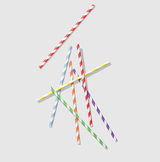 Make It Rainbow Paper Straws (25 per pack) Coterie