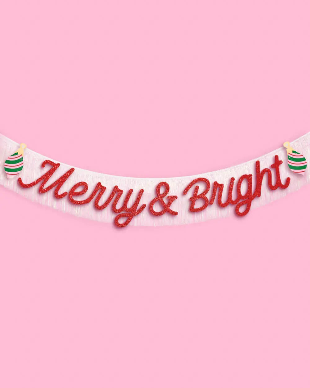 Merry & Bright Banner - two piece banner xo, Fetti