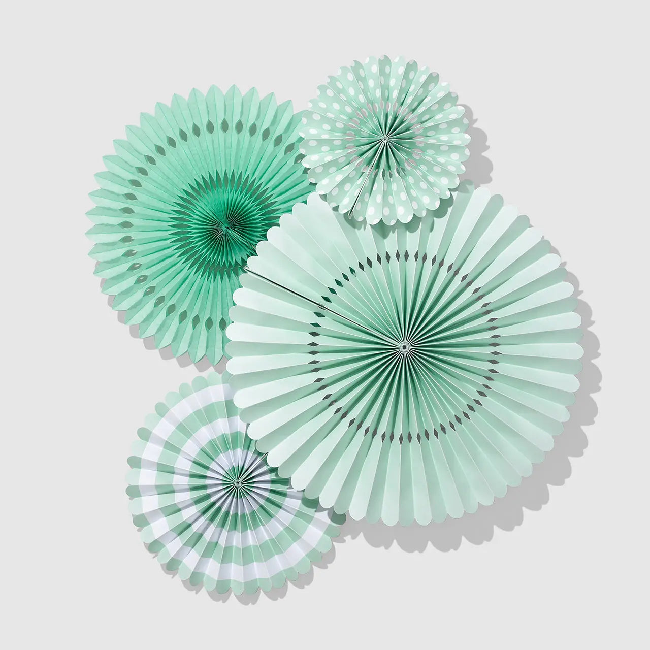 Mint Party Fans Coterie