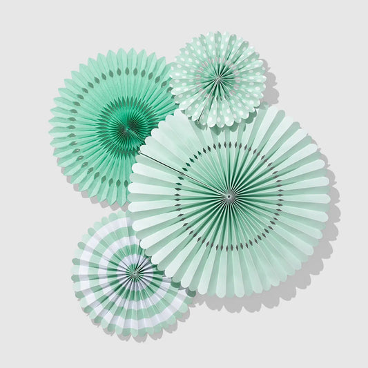 Mint Party Fans Coterie
