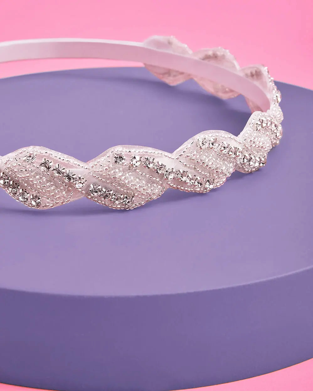 Mirror Ball Veil - silver beaded veil xo, Fetti