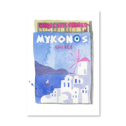 Mykonos Matchbook Furbish Studio