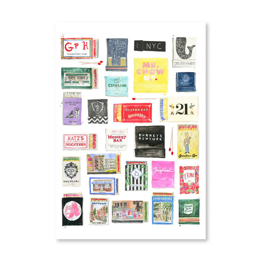 NYC Collection Matchbook Print Furbish Studio