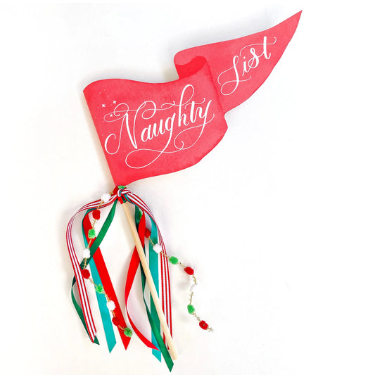 Naughty List Party Pennant Cami Monet