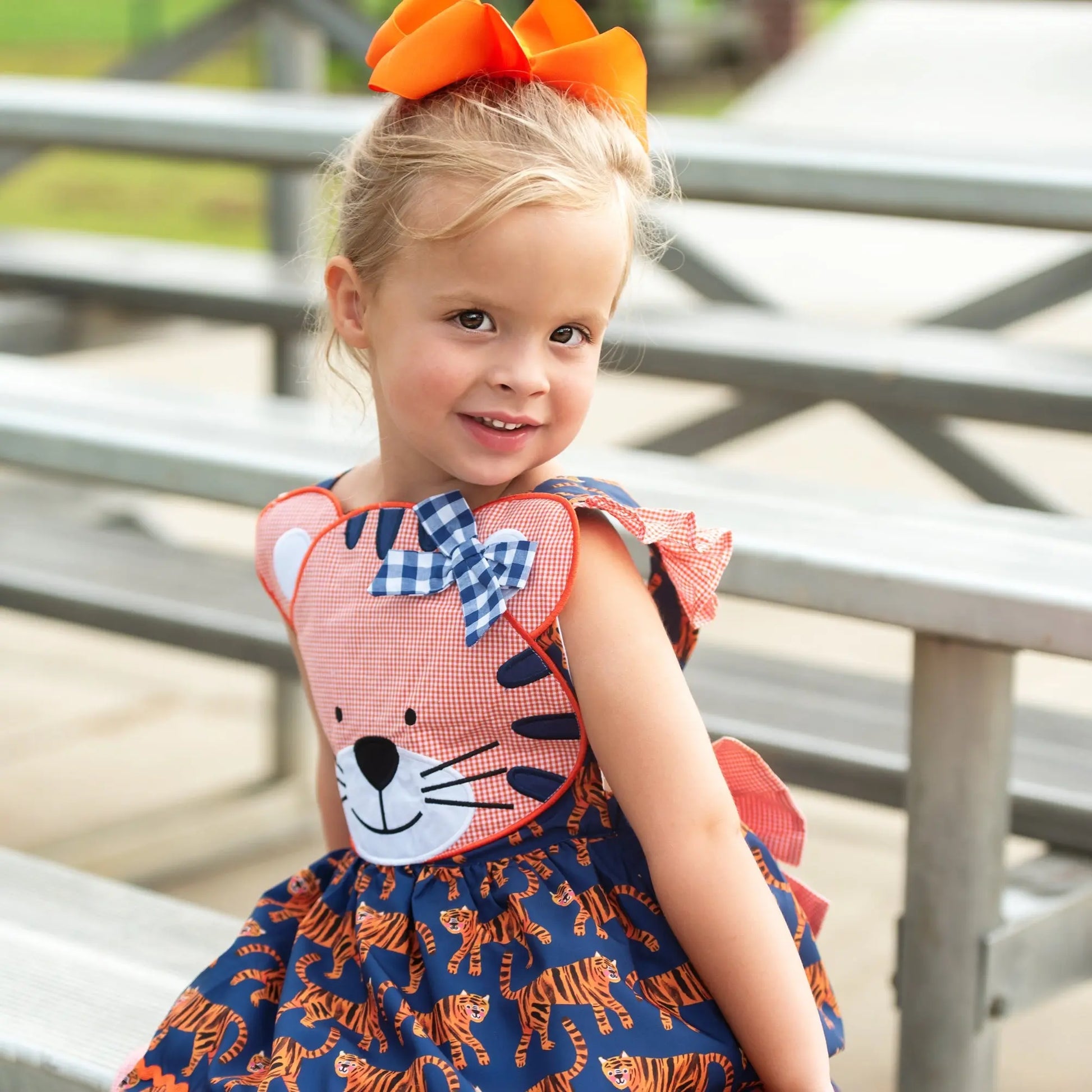 Navy Tiger Dress - Latchkey