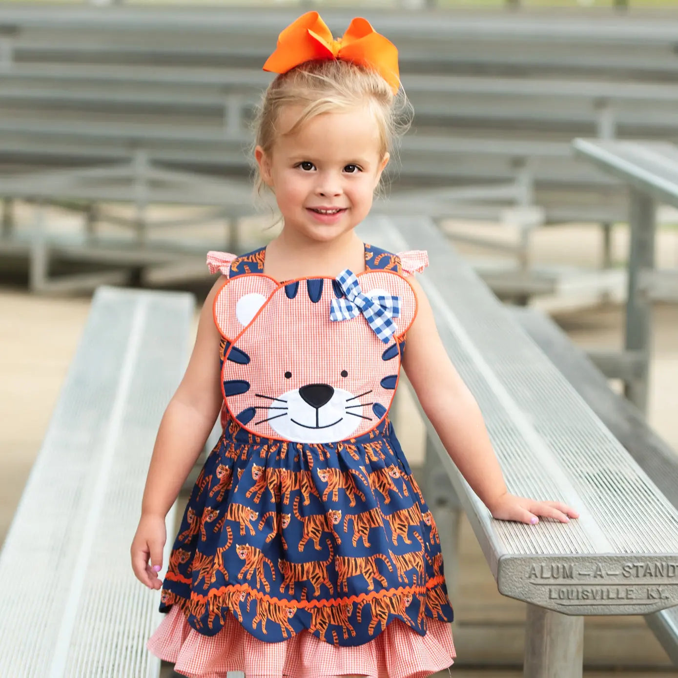 Navy Tiger Dress - Latchkey