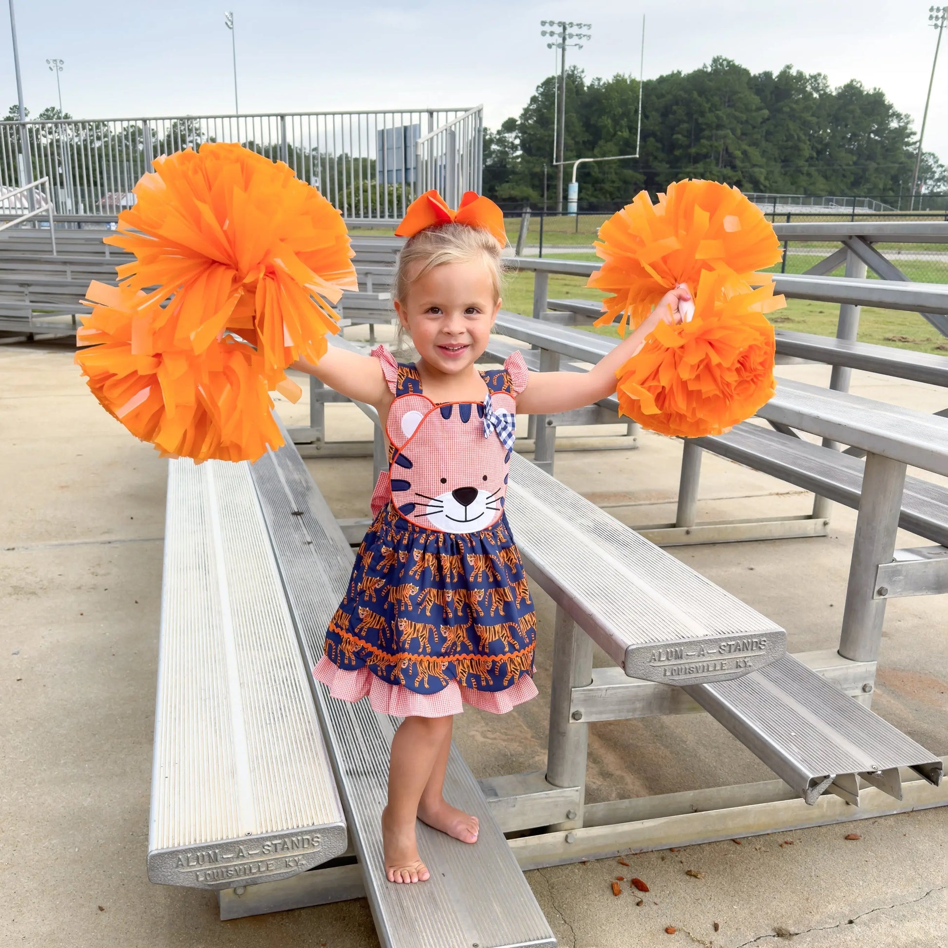 Navy Tiger Dress - Latchkey