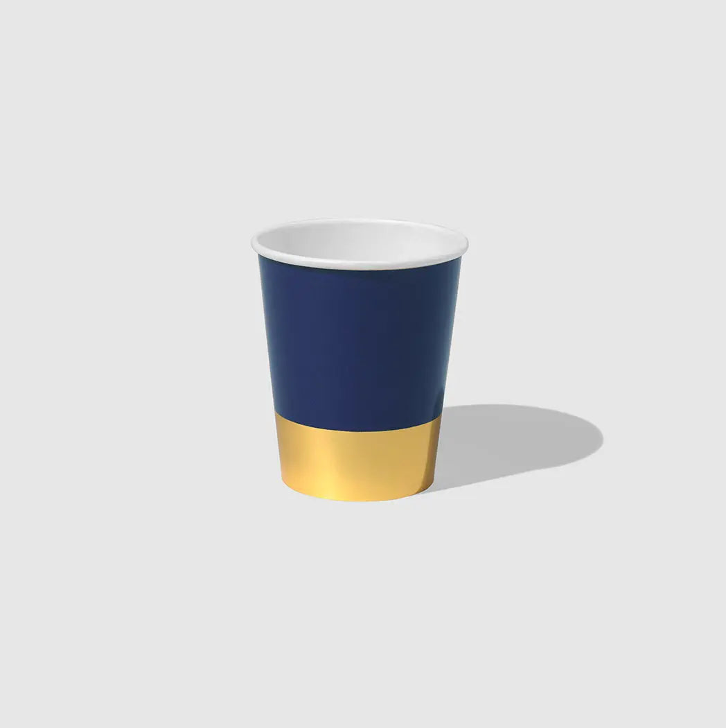 Navy and Gold Dip Cups (10 per pack) Coterie
