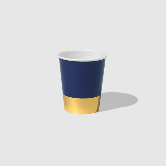 Navy and Gold Dip Cups (10 per pack) Coterie