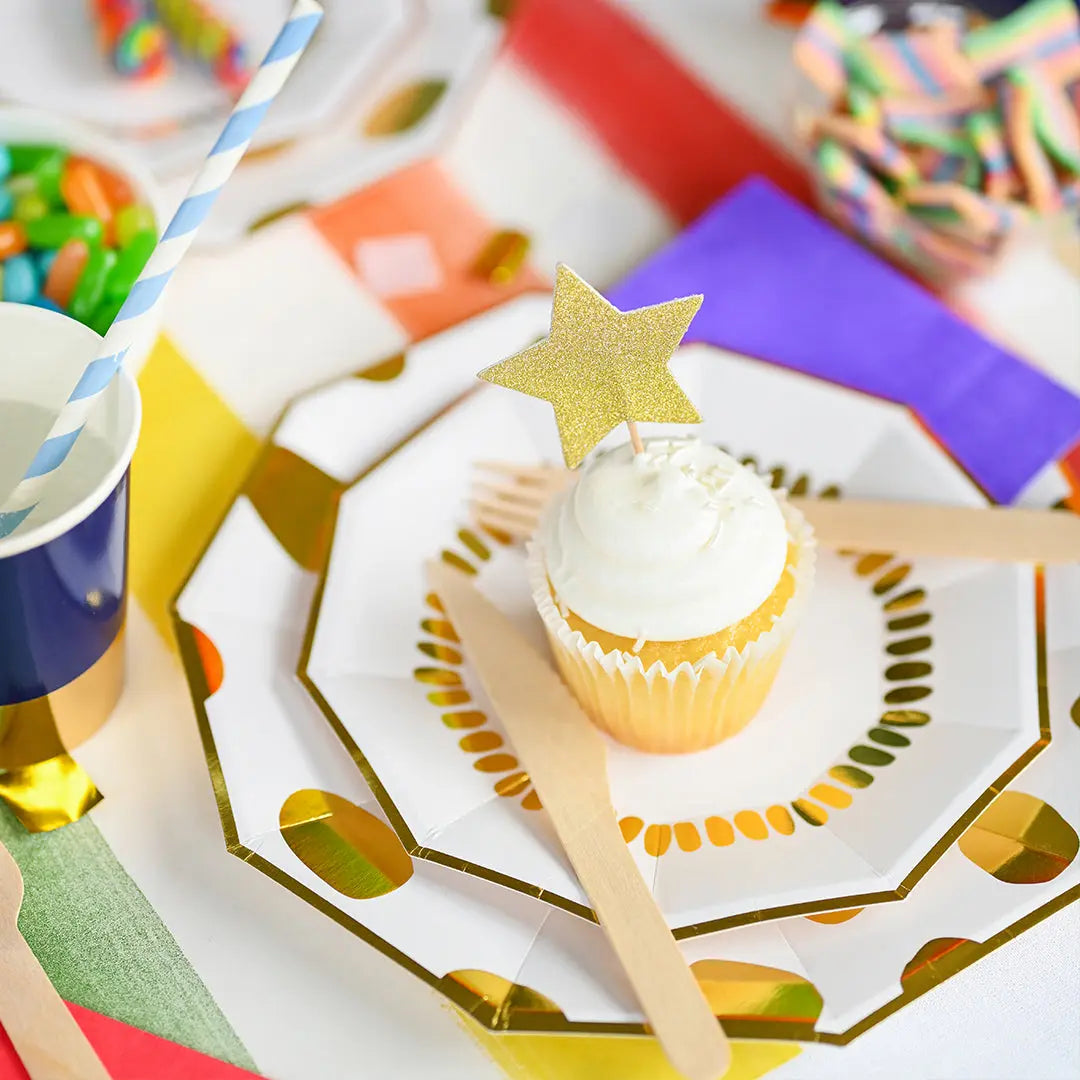 Navy and Gold Dip Cups (10 per pack) Coterie