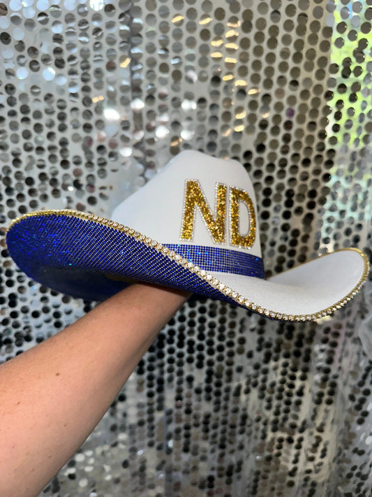 Notre Dame Hat Rhinestone Cowgirl