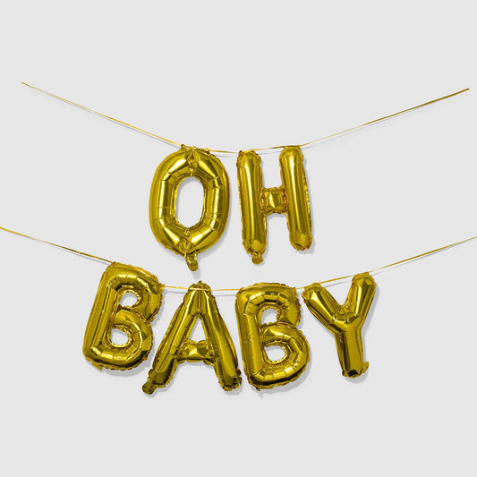 Oh Baby Balloon Banner Coterie