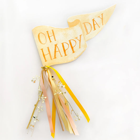 Oh Happy Day Party Pennant Cami Monet
