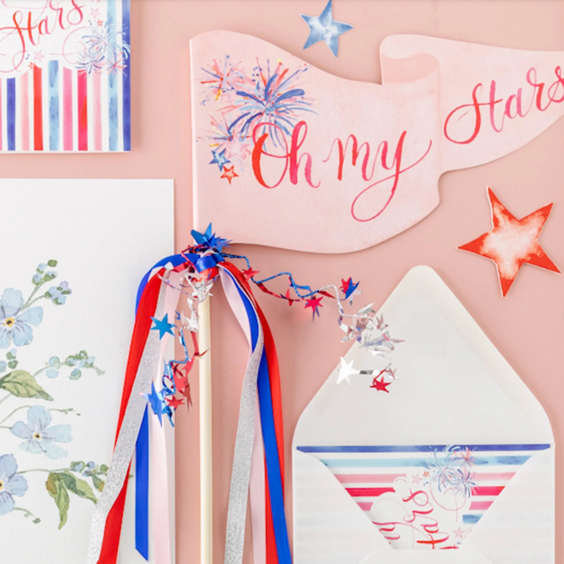 Oh My Stars Party Pennant Cami Monet