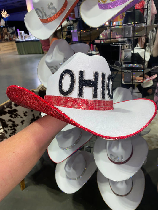 Ohio Hat Rhinestone Cowgirl