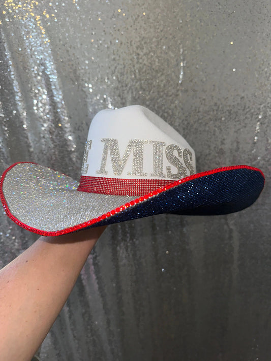 Ole Miss Hat Rhinestone Cowgirl