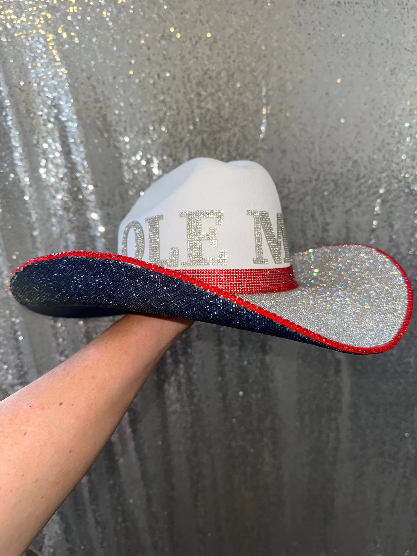 Ole Miss Hat Rhinestone Cowgirl