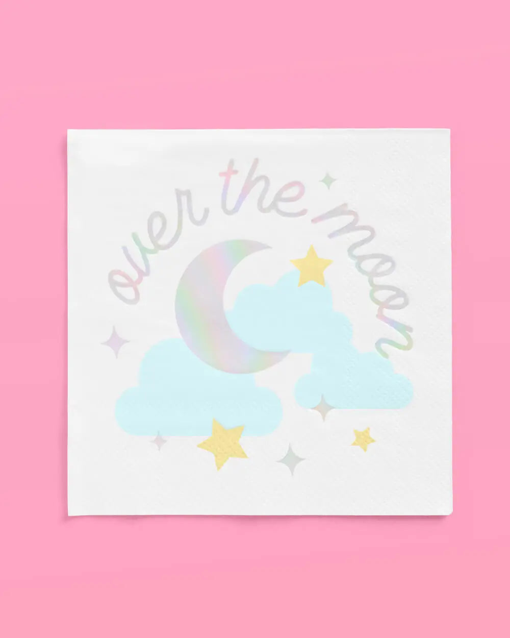 Over the Moon Napkins - 50 paper napkins xo, Fetti