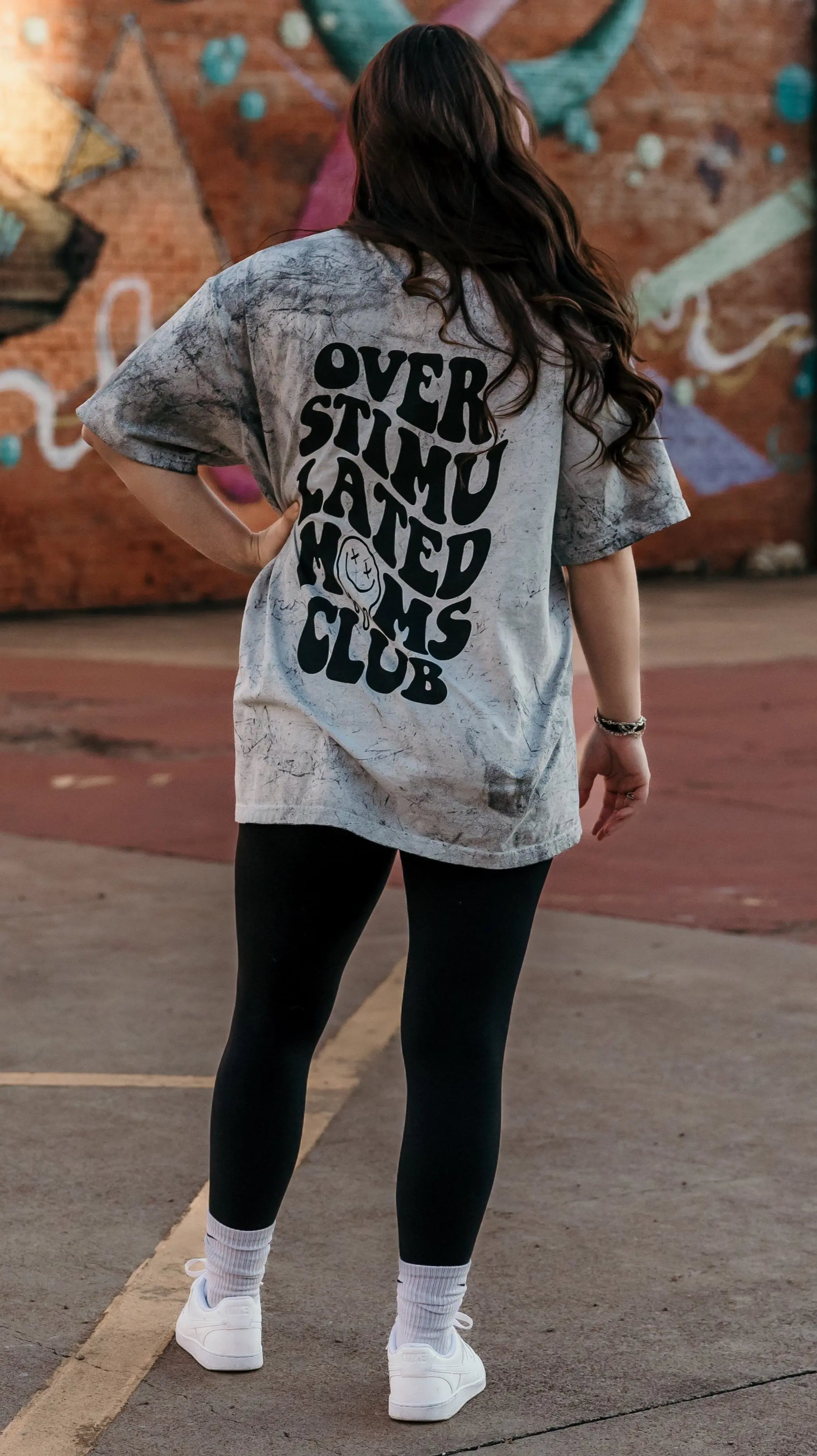 Overstimulated Moms Club Graphic Tee Shop Karma Tees