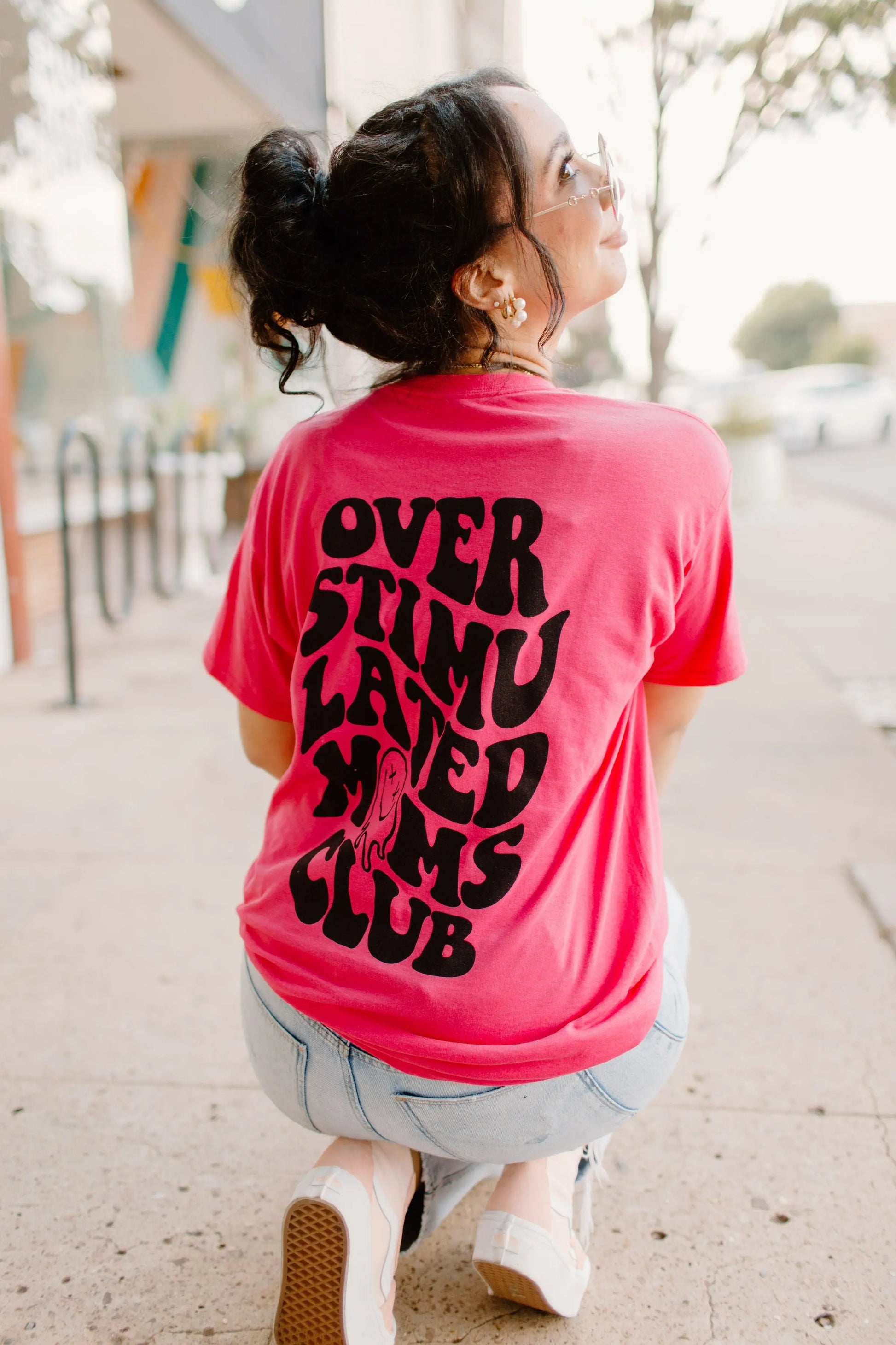 Overstimulated Moms Club Graphic Tee Shop Karma Tees