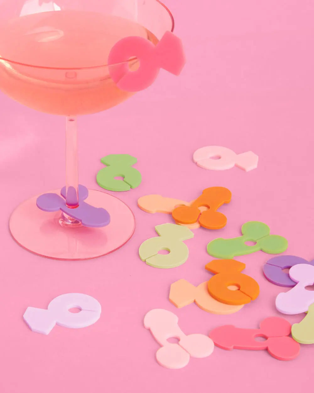 PG-13 Sip Markers - 16 drink markers xo, Fetti