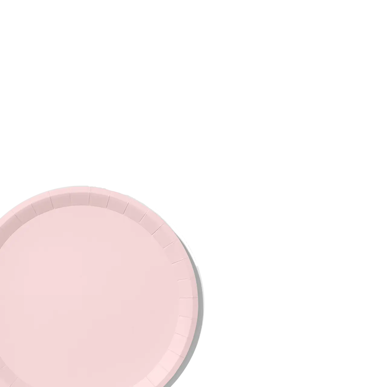 Pale Pink Classic Large Plates (10 per pack) Coterie