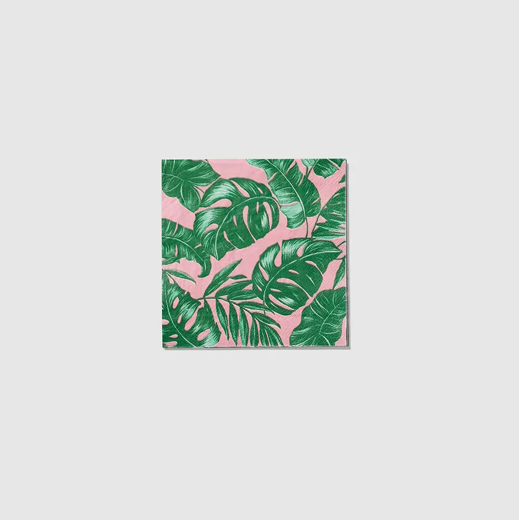 Palm Leaf Cocktail Napkins (25 per pack) Coterie