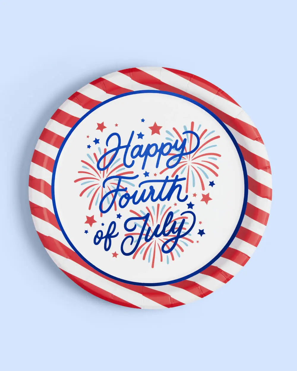Party In The USA Plates - 25 paper plates xo, Fetti