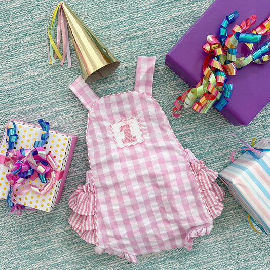 Pastel Pink First Birthday Bubble - Latchkey 