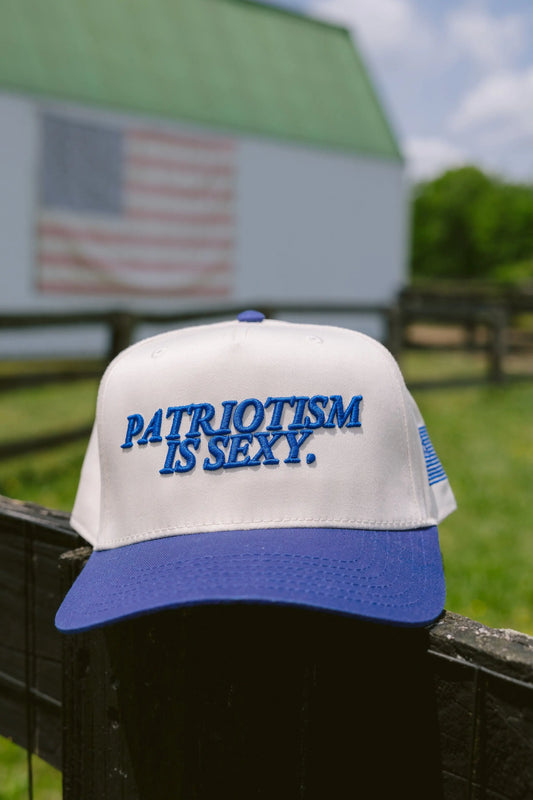 Patriotism is Sexy. - Royal Blue Vintage Hat KenzKustomz