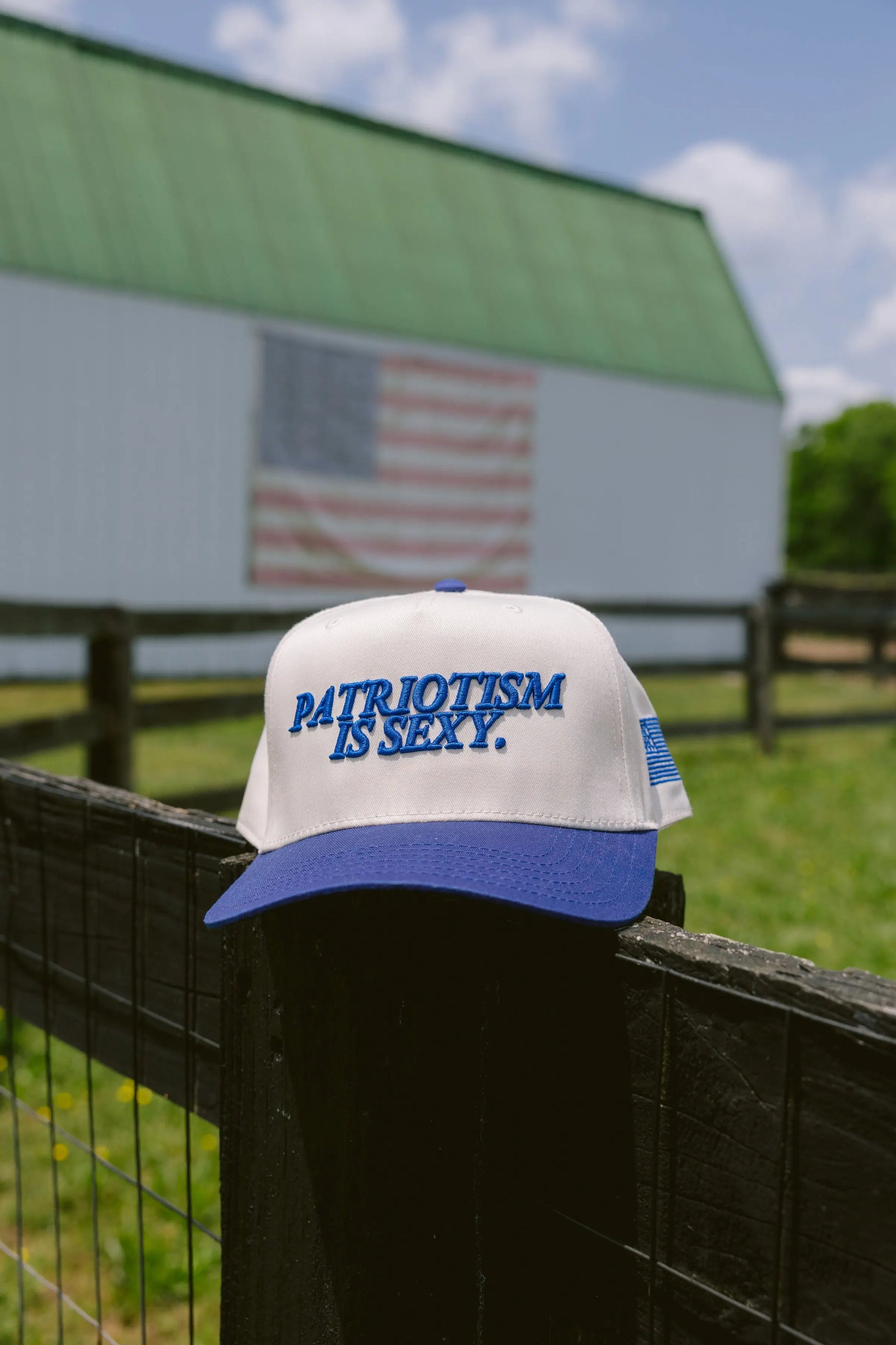 Patriotism is Sexy. - Royal Blue Vintage Hat KenzKustomz