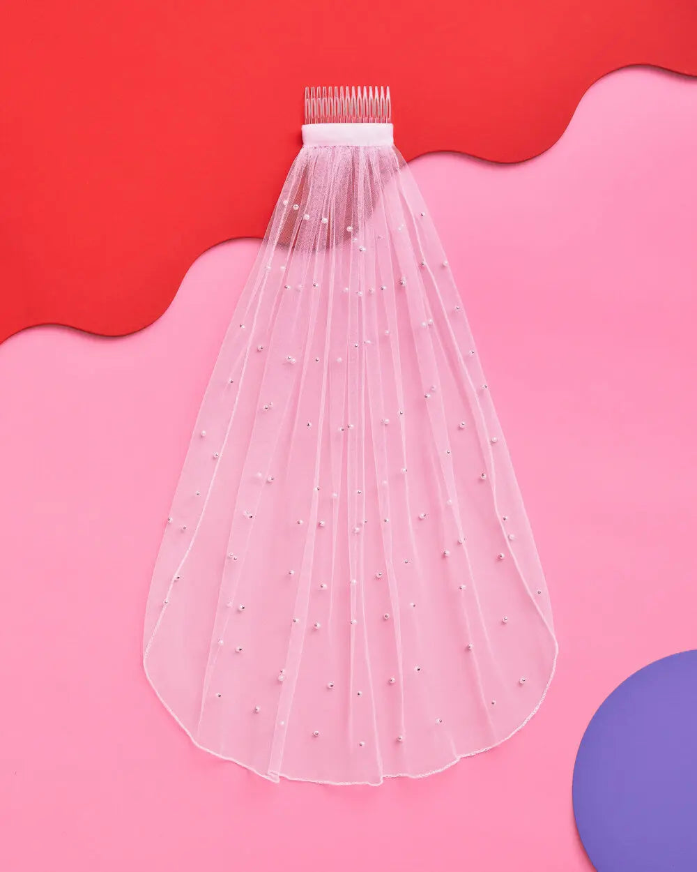 Pearlfect Veil - pearl bridal veil xo, Fetti