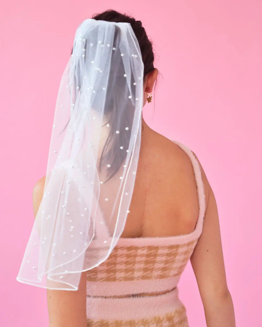 Pearlfect Veil - pearl bridal veil xo, Fetti