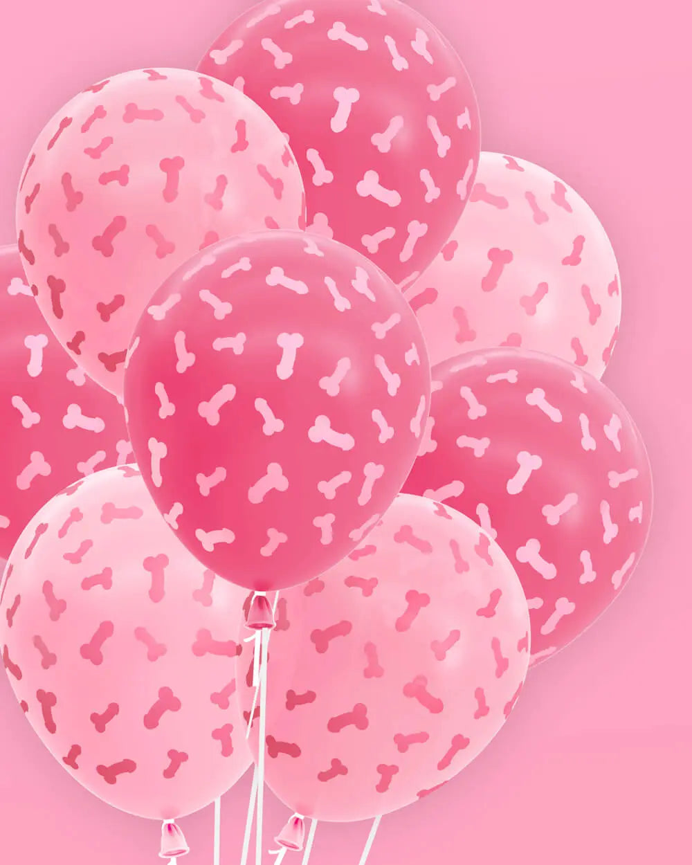 Penis Balloon Pack - 24 latex balloons xo, Fetti