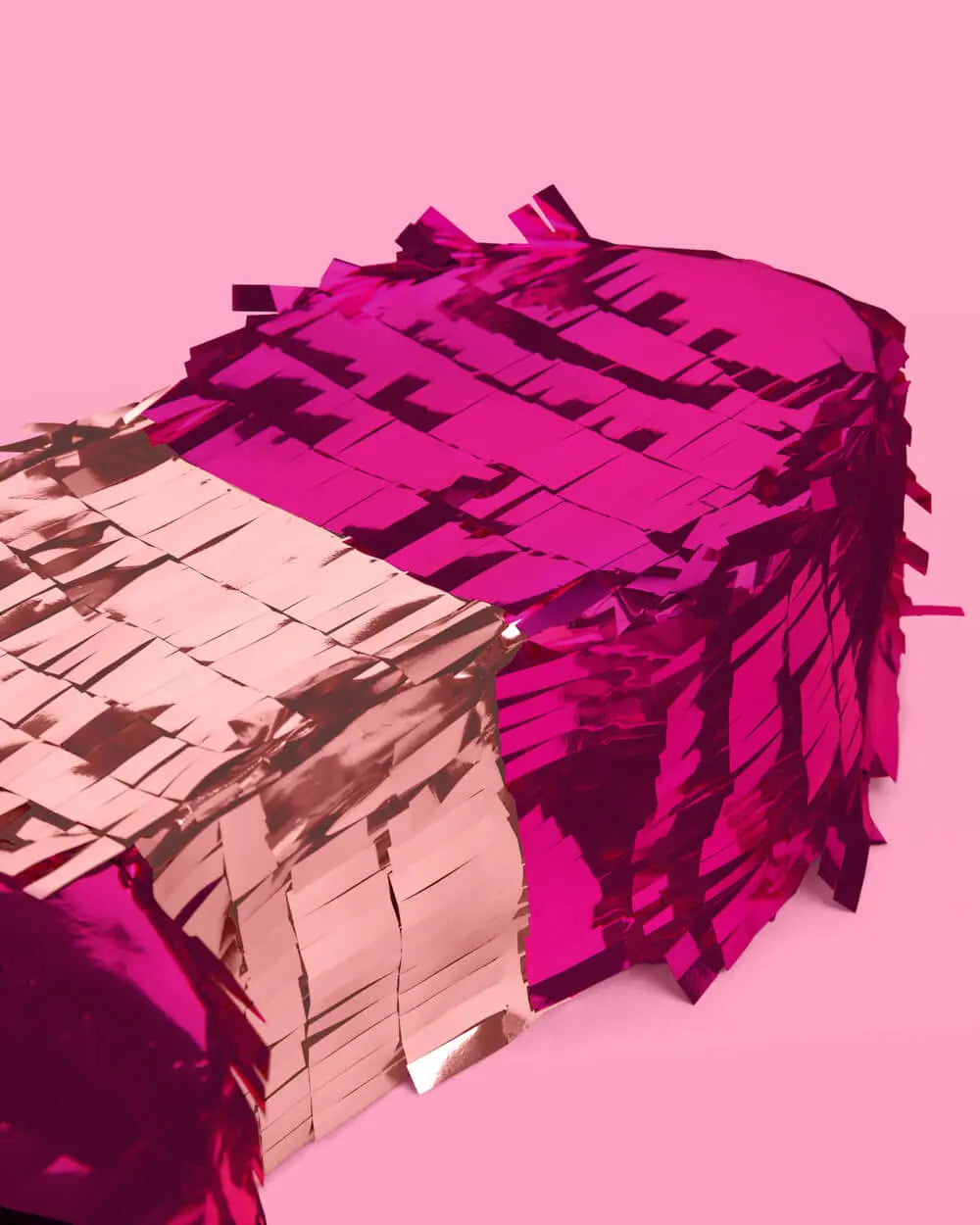 Penis Piñata - pink foil piñata xo, Fetti